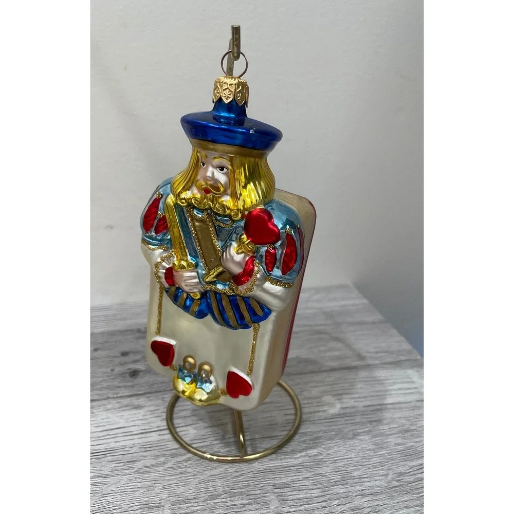 Kurt Alder King of Hearts Royal Suite Polonaise Glass Christmas glass Ornament